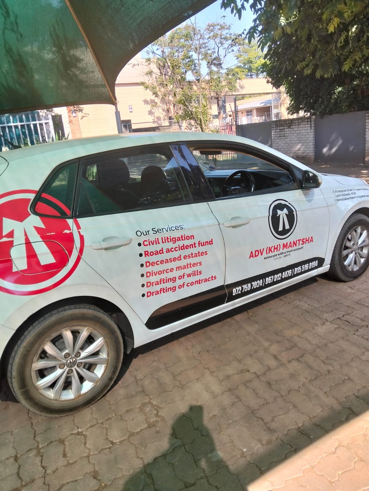 Advocate K.H. Mantsha Work Vehicle